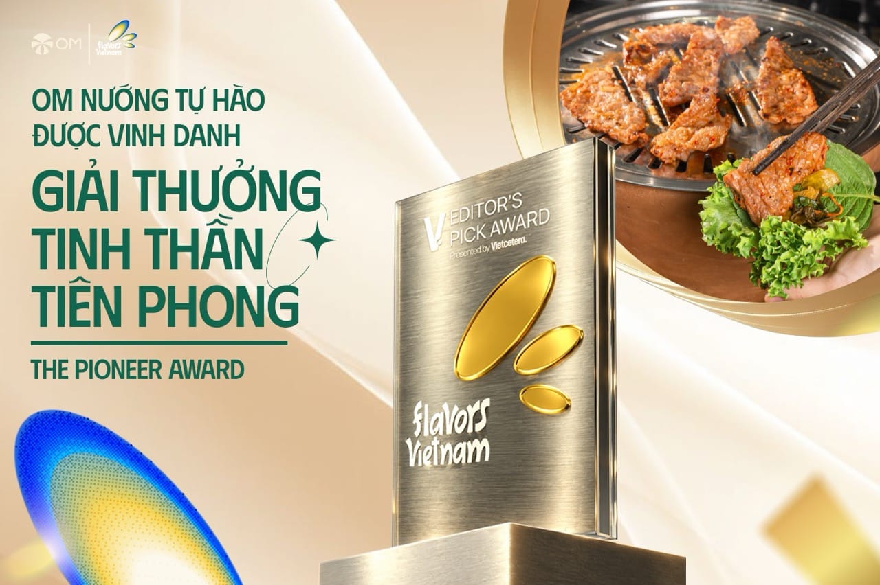 OM NƯỚNG CHIẾN THẮNG DANH HIỆU TINH THẦN TIÊN PHONG TẠI FLAVORS VIETNAM 2026